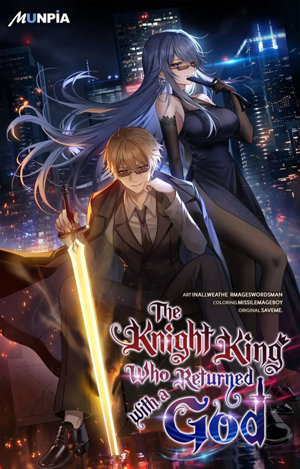 Capa de O Rei dos Cavaleiros que Retorna com um Deus