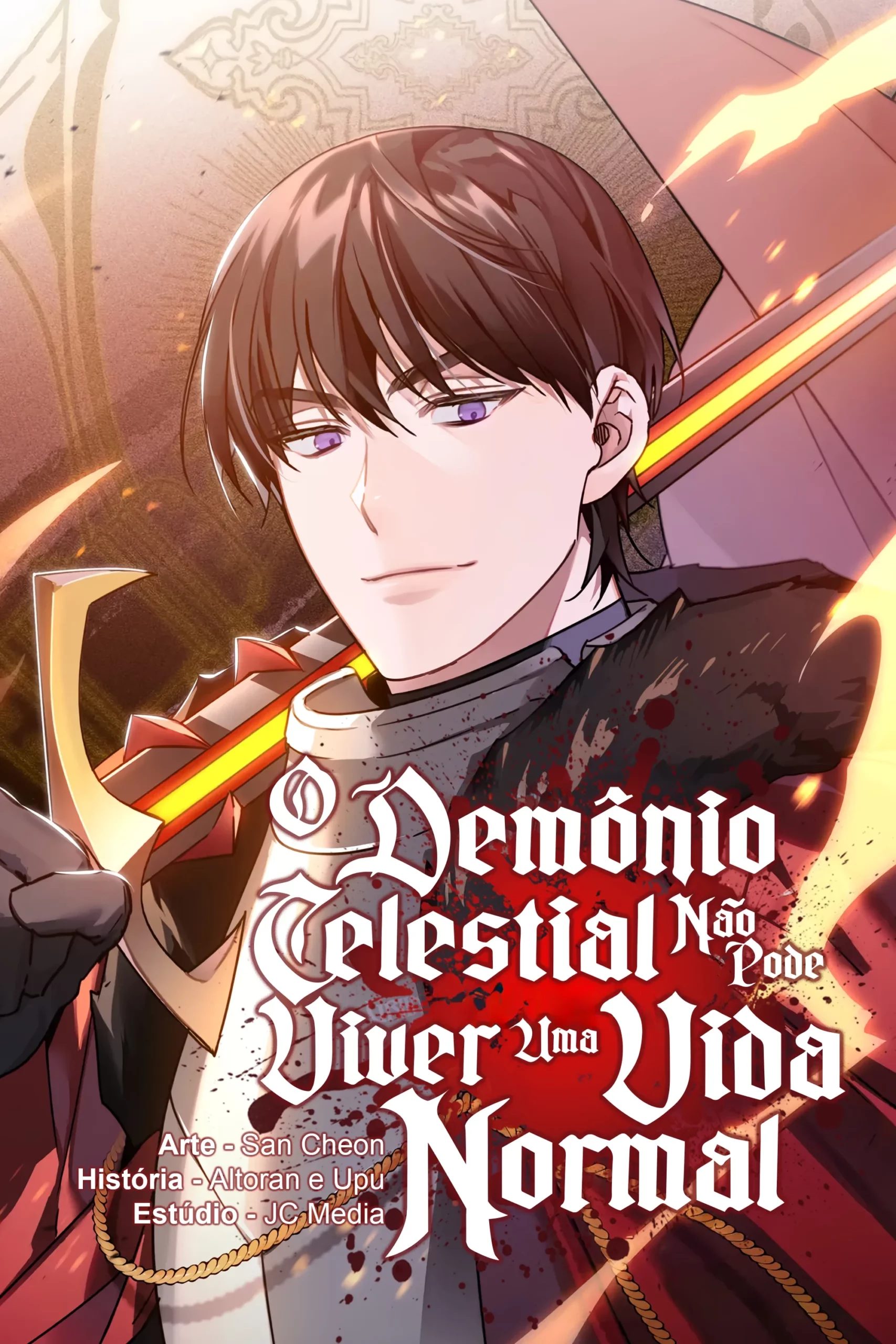 Capa de O Demônio Celestial não pode viver uma Vida Normal