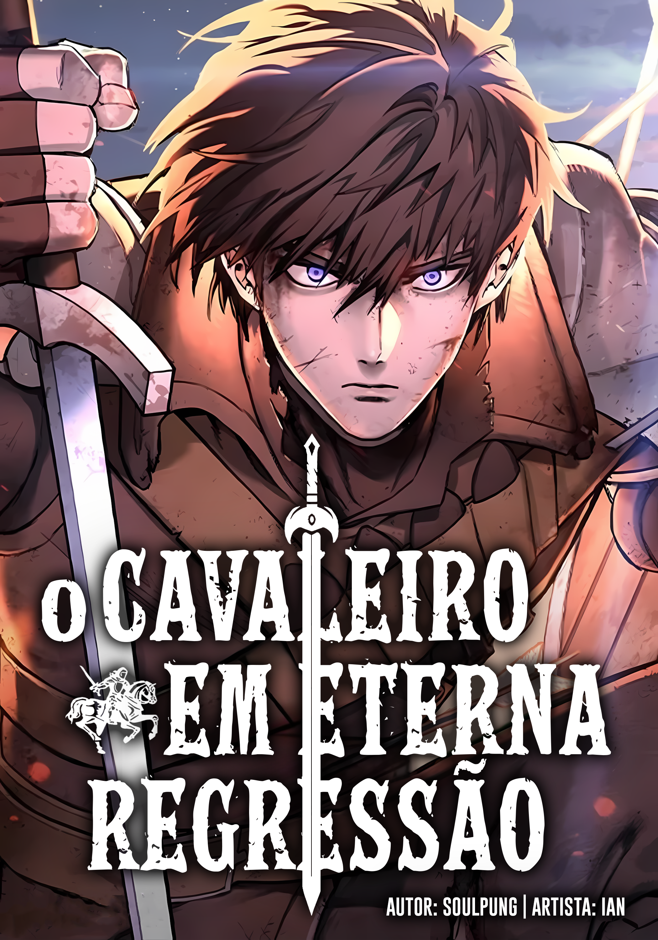 Capa de O Cavaleiro em Eterna Regressão