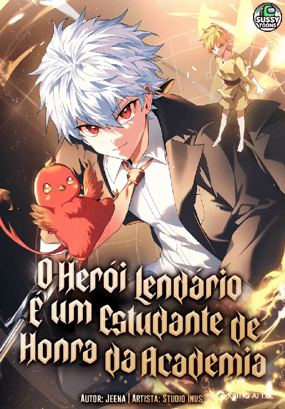 Capa de O Herói Lendário é um Estudante de Honra da Academia