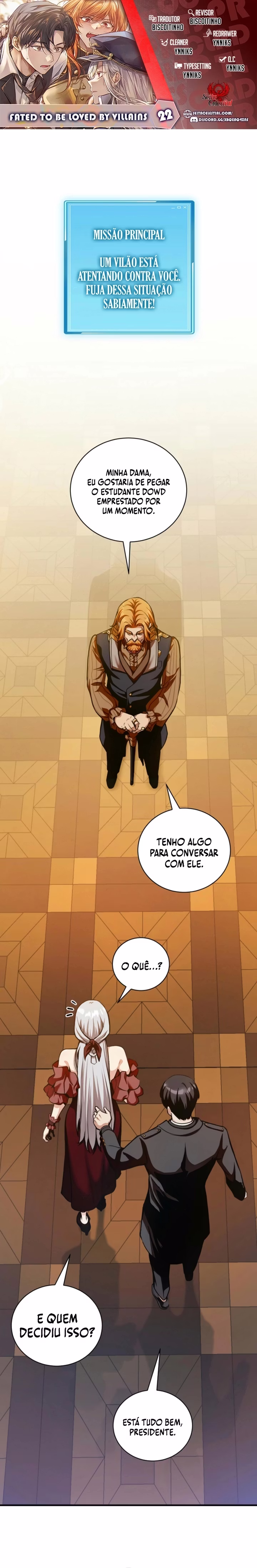 Página 1 de Destinado a Ser Amado por Vilãs - Capítulo 22