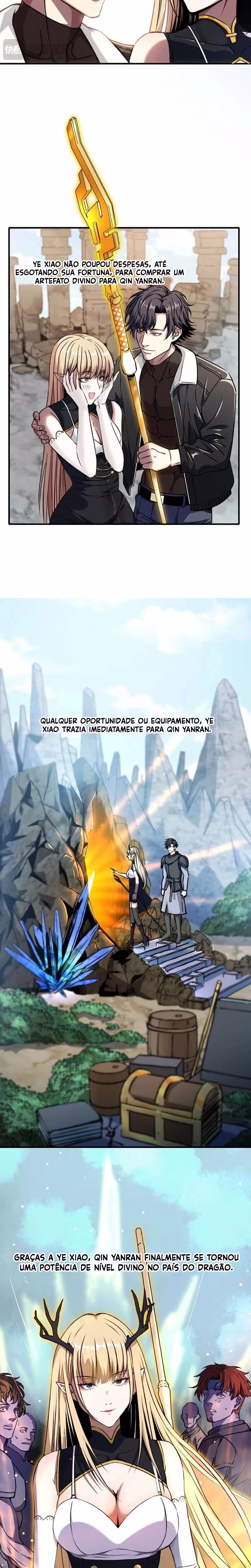 Página 4 de Começando Como Deus da Riqueza e Domando Bilhões de Pets Divinos - Capítulo 1