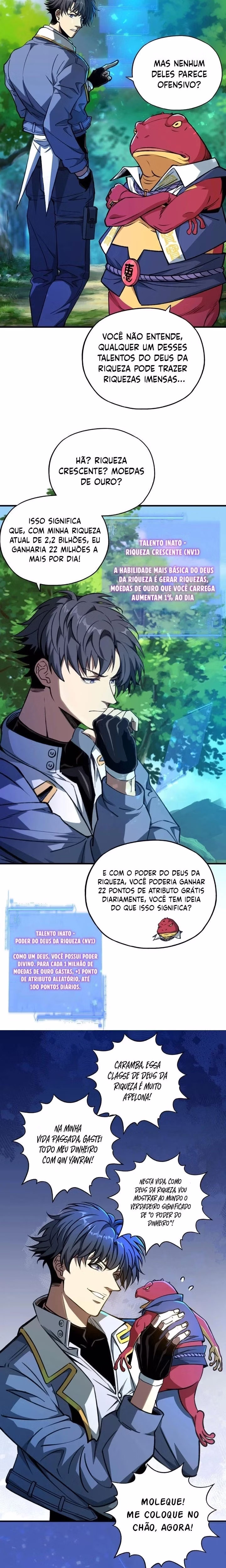 Página 3 de Começando Como Deus da Riqueza e Domando Bilhões de Pets Divinos - Capítulo 2
