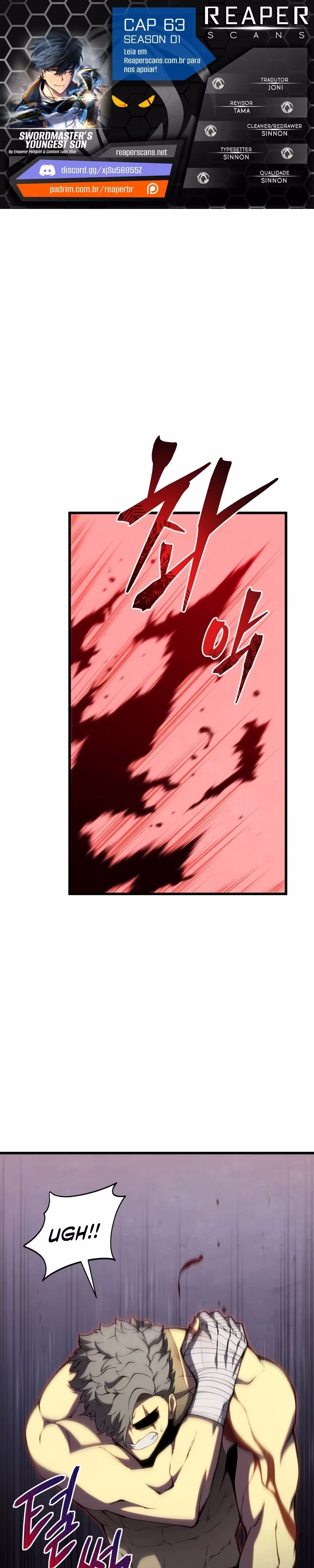 Página 1 de O Filho Mais Novo do Mestre Espadachim - Capítulo 63