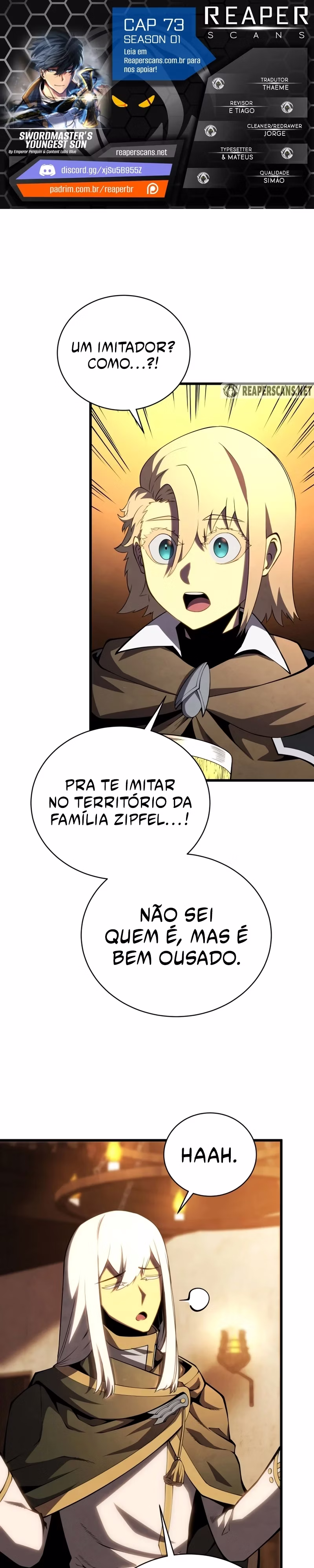Página 1 de O Filho Mais Novo do Mestre Espadachim - Capítulo 73
