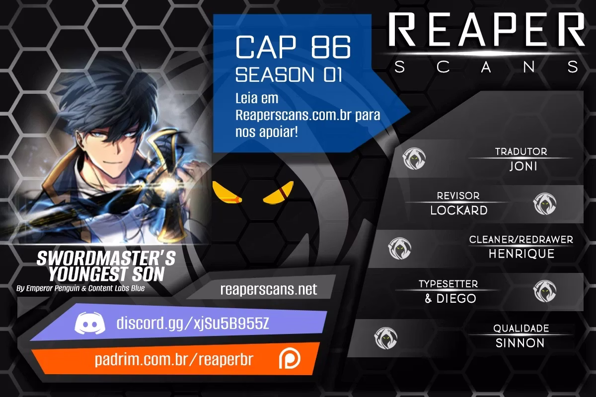 Página 1 de O Filho Mais Novo do Mestre Espadachim - Capítulo 86