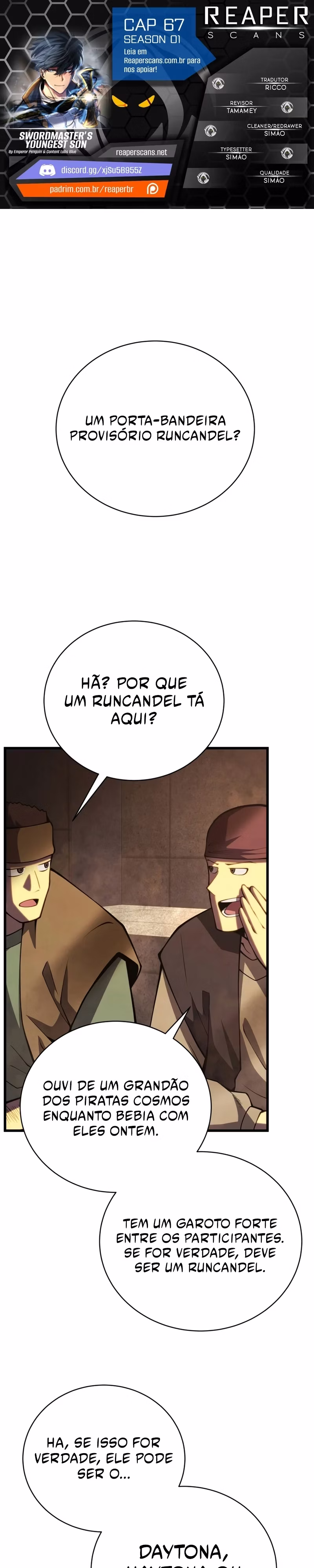 Página 1 de O Filho Mais Novo do Mestre Espadachim - Capítulo 67