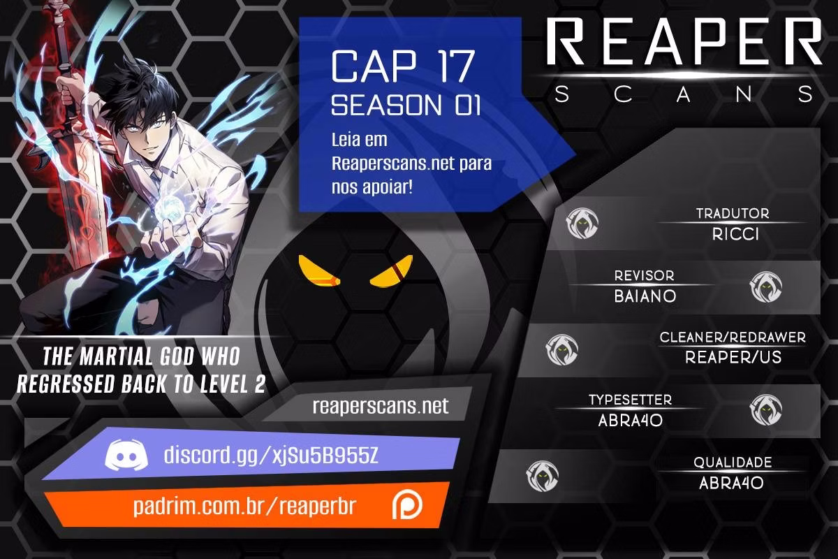 Página 1 de O Deus Marcial Retorna ao Nível 2 - Capítulo 17