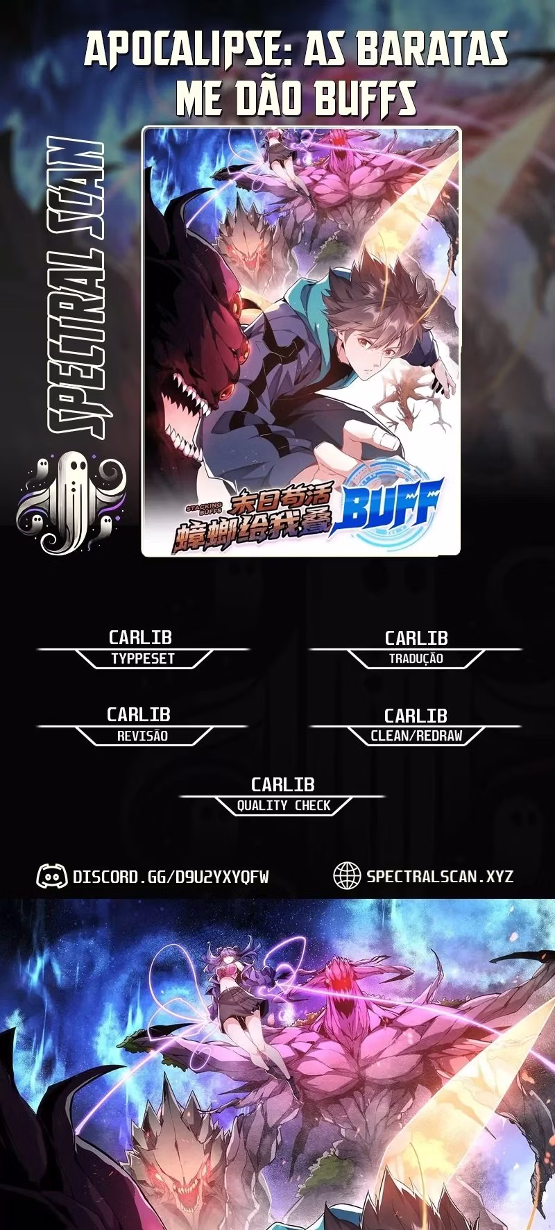 Página 1 de Apocalipse: As Baratas Me Dão Buffs - Capítulo 8