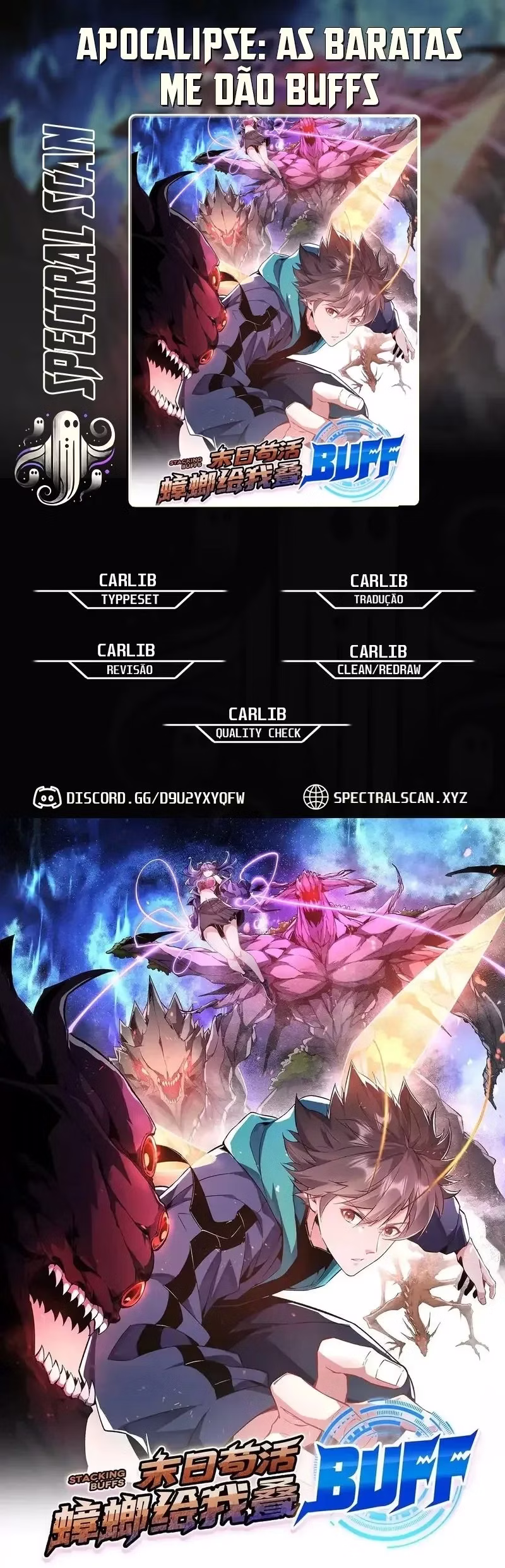 Página 1 de Apocalipse: As Baratas Me Dão Buffs - Capítulo 12