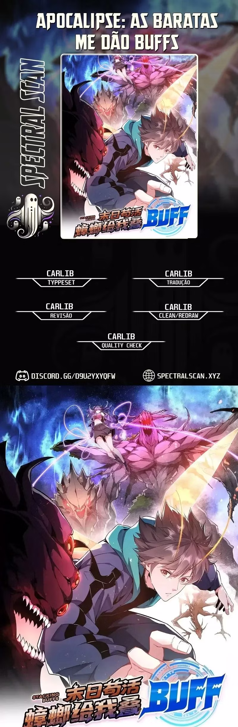 Página 1 de Apocalipse: As Baratas Me Dão Buffs - Capítulo 16