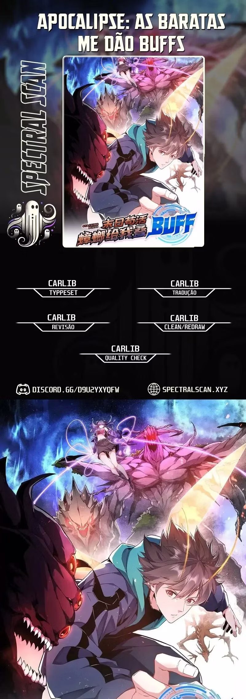 Página 1 de Apocalipse: As Baratas Me Dão Buffs - Capítulo 18