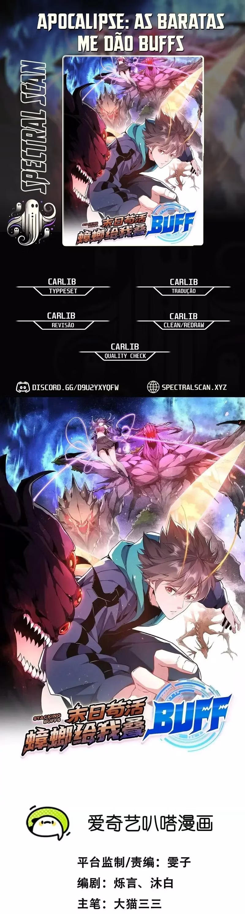 Página 1 de Apocalipse: As Baratas Me Dão Buffs - Capítulo 19