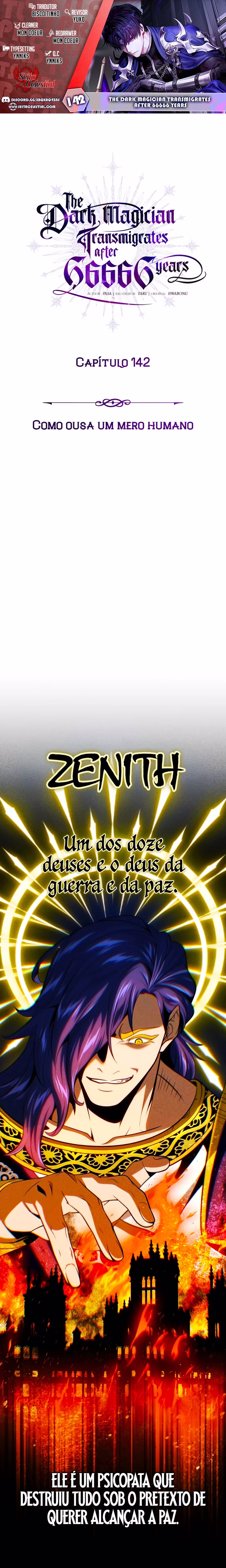 Página 1 de O Mago Negro que Retorna Após 66666 Anos - Capítulo 142
