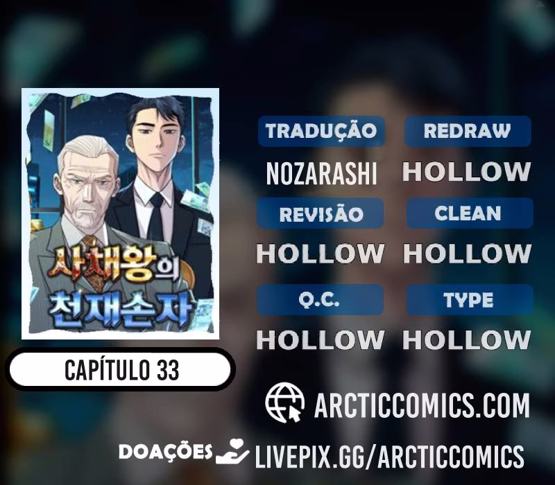 Página 1 de O Neto Genial do Rei dos Agiotas - Capítulo 33