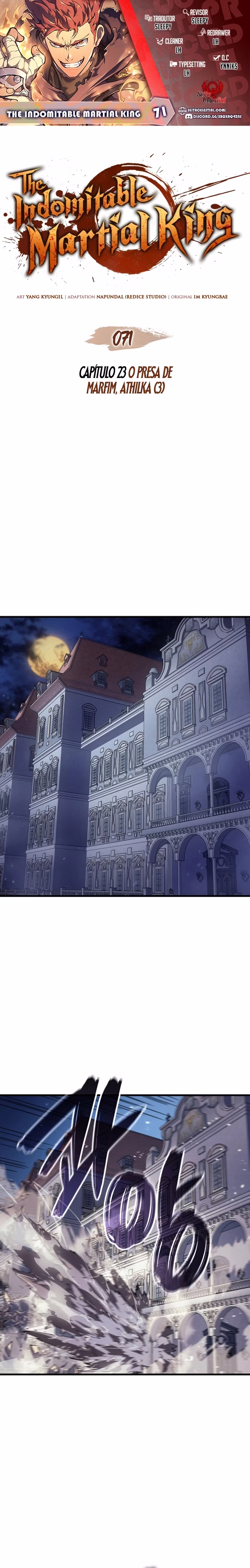 Página 1 de O Rei Marcial Indomável - Capítulo 71
